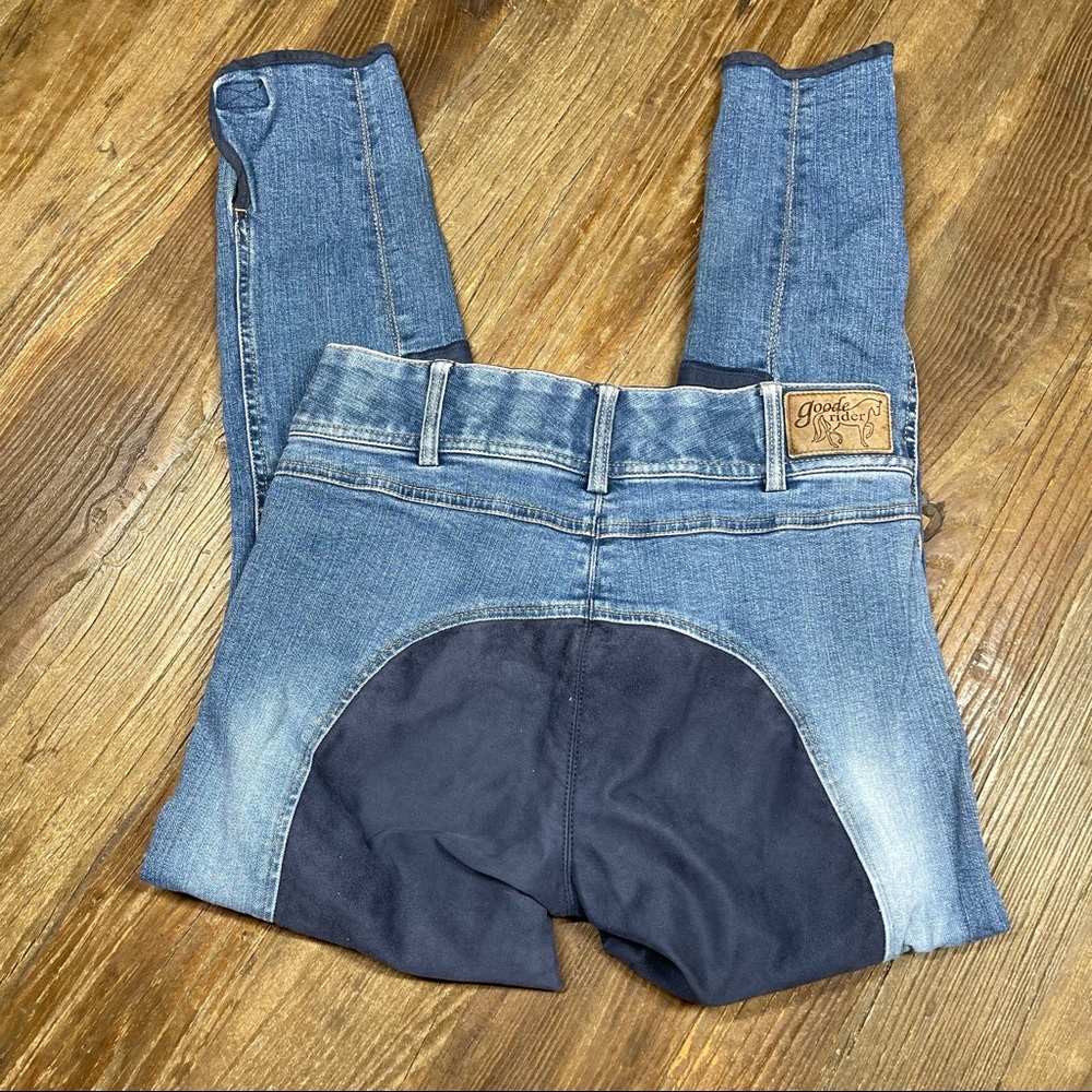 Goode Rider Full Seat Riding Jeans Size 28R - Picture 7 of 12
